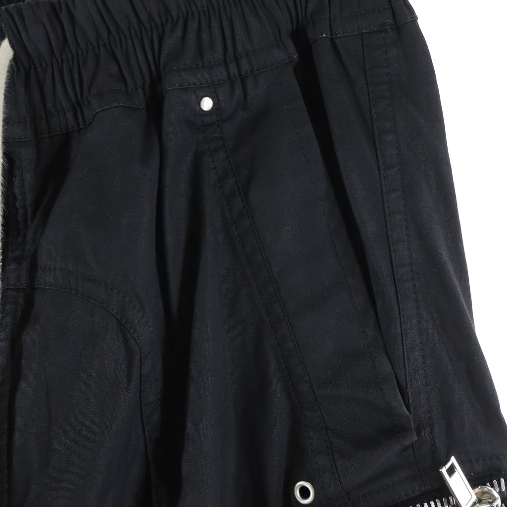 Rick Owens(リックオウエンス) 24AW BAUHAUS CARGO バウハウスカーゴパンツ ブラック RU02D6377-TE