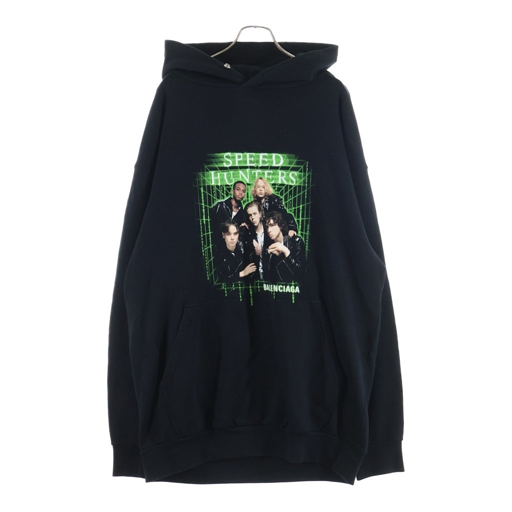 BALENCIAGA(バレンシアガ) 19SS SPEED HUNTERS OVER SIZED HOODIE スピードハンター オーバーサイズスウェットパーカー ブラック 559367 TDV38