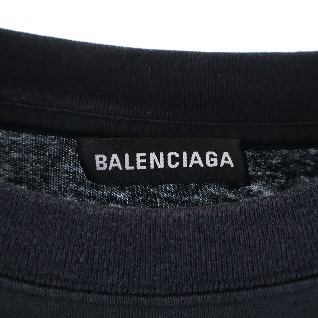 BALENCIAGA(バレンシアガ) 18AW SPEED HUNTERS TEE スピードハンター クルーネック半袖カットソーTシャツ ブラック 556133 TCV38