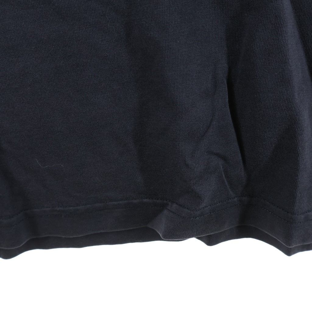 BALENCIAGA(バレンシアガ) 23AW OFFSHORE TEE オフショア フロントプリントクルーネック半袖カットソーTシャツ ブラック 739028 TPVM8