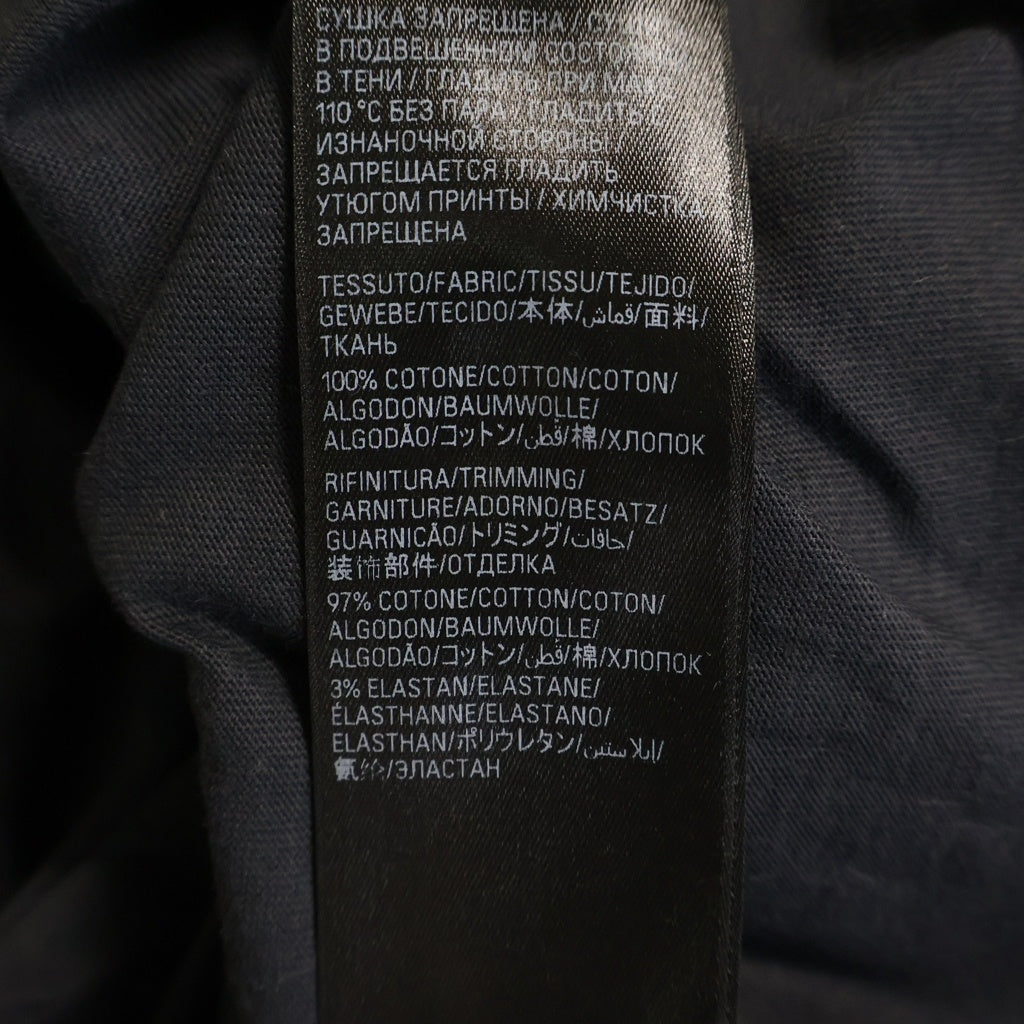 BALENCIAGA(バレンシアガ) 23AW OFFSHORE TEE オフショア フロントプリントクルーネック半袖カットソーTシャツ ブラック 739028 TPVM8