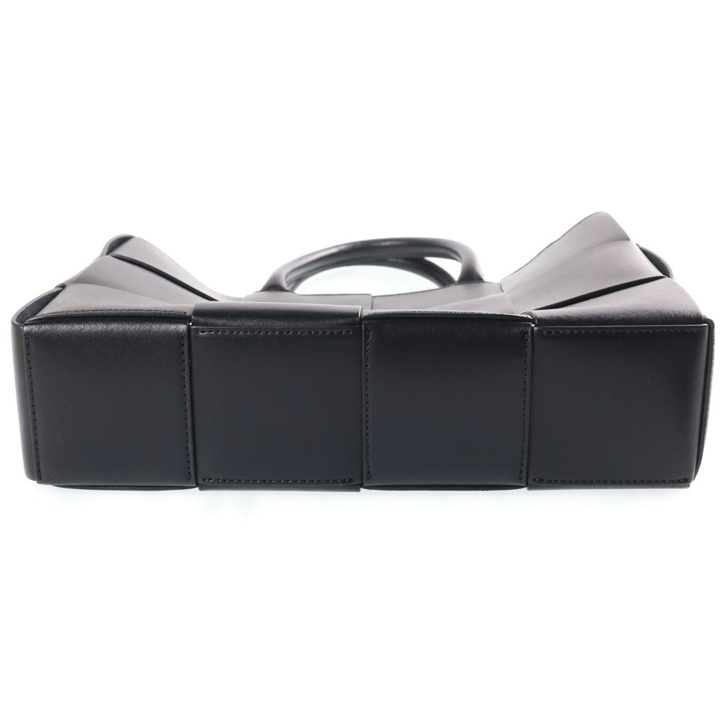 BOTTEGA VENETA(ボッテガヴェネタ) ARCO アルコスモール カーフスキン レザートートバック ブラック 766954VB1K08480 レディース