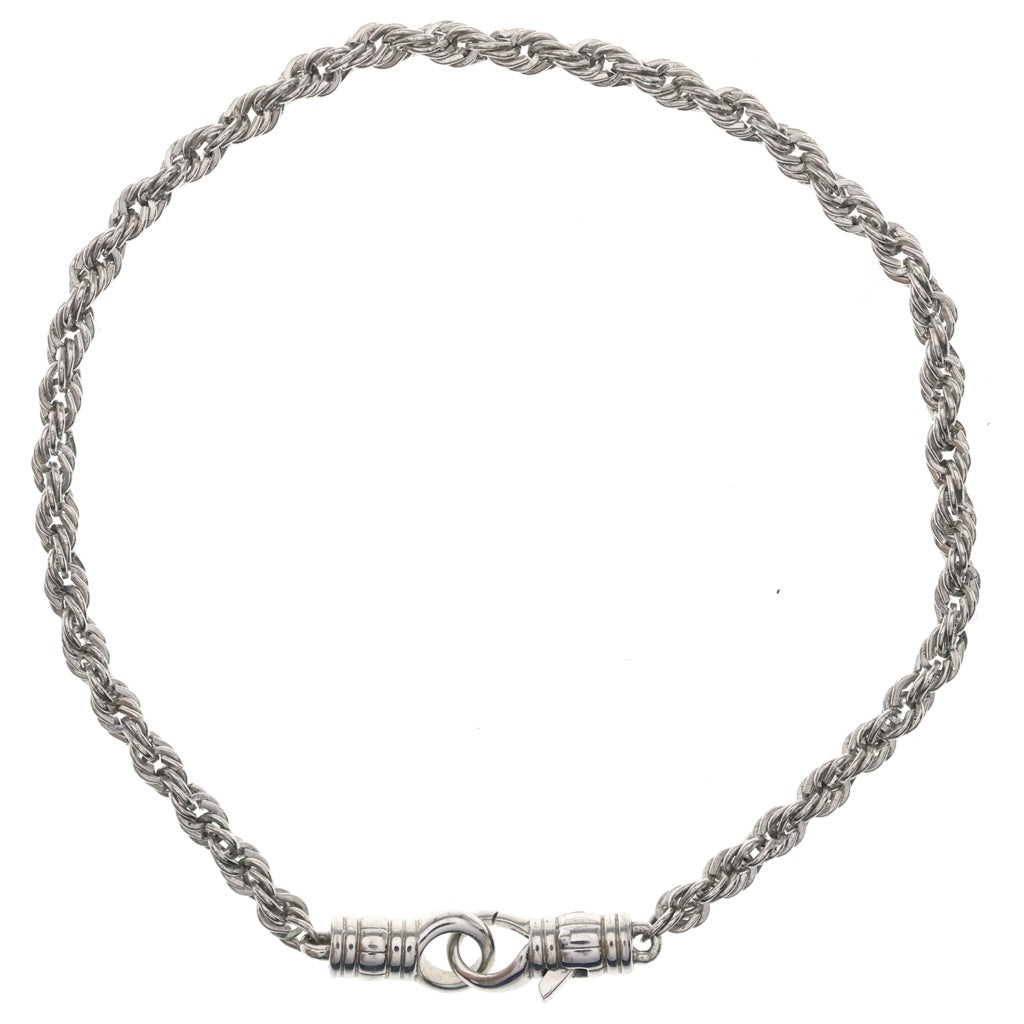 TOMWOOD(トムウッド) ROPE BRACELET ロープブレスレッド シルバー 101563-7.0