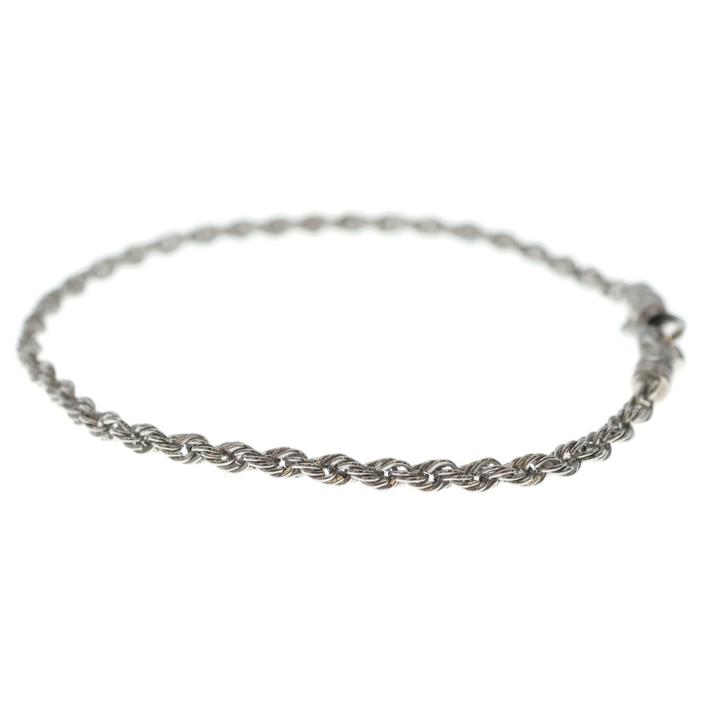 TOMWOOD(トムウッド) ROPE BRACELET ロープブレスレッド シルバー 101563-7.0