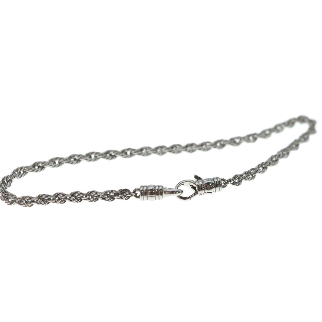 TOMWOOD(トムウッド) ROPE BRACELET ロープブレスレッド シルバー 101563-7.0