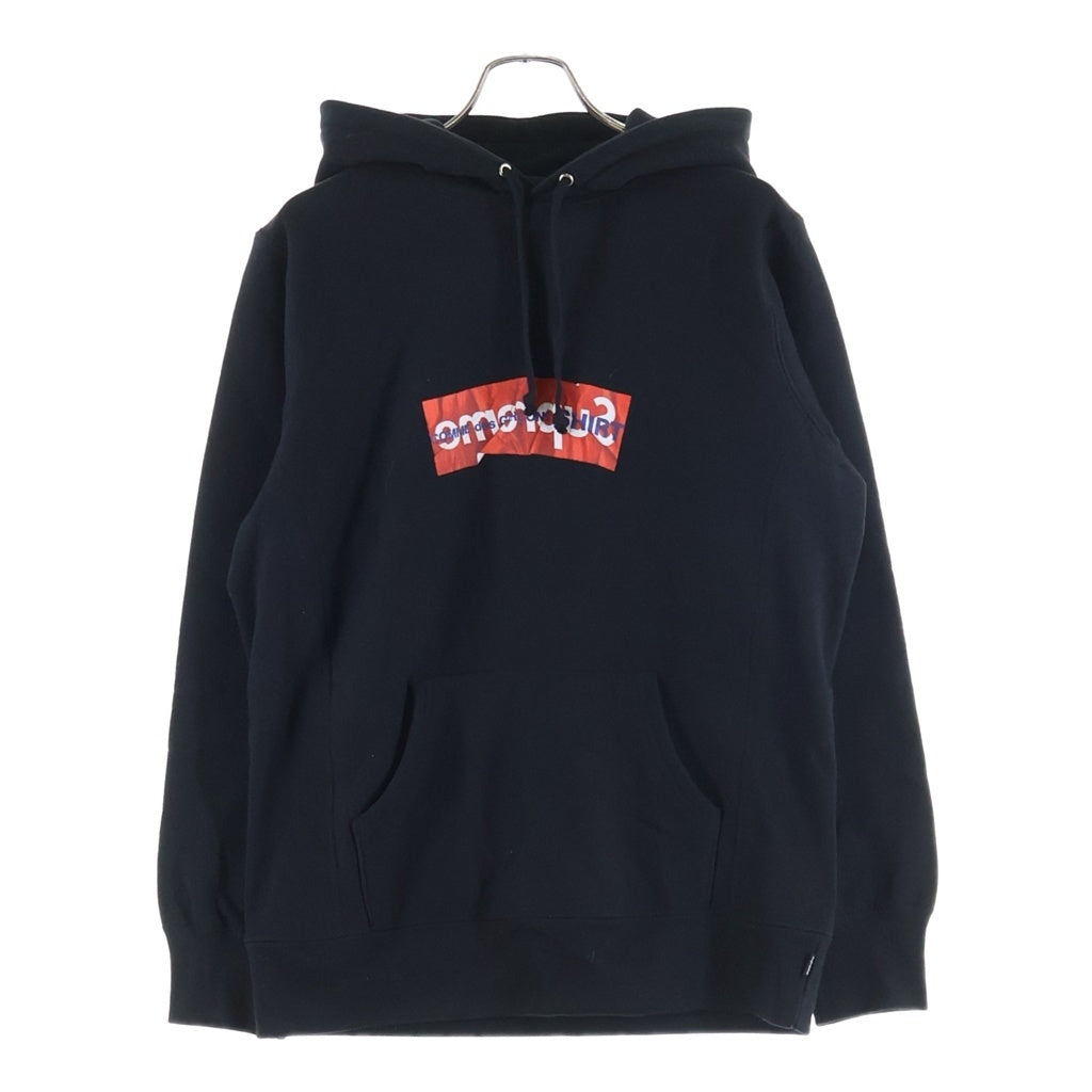 SUPREME(シュプリーム) 17SS ×COMMEdesGARCONS SHIRT Box Logo Hoodie ボックスロゴ フーディ プルオーバーパーカー ブラック