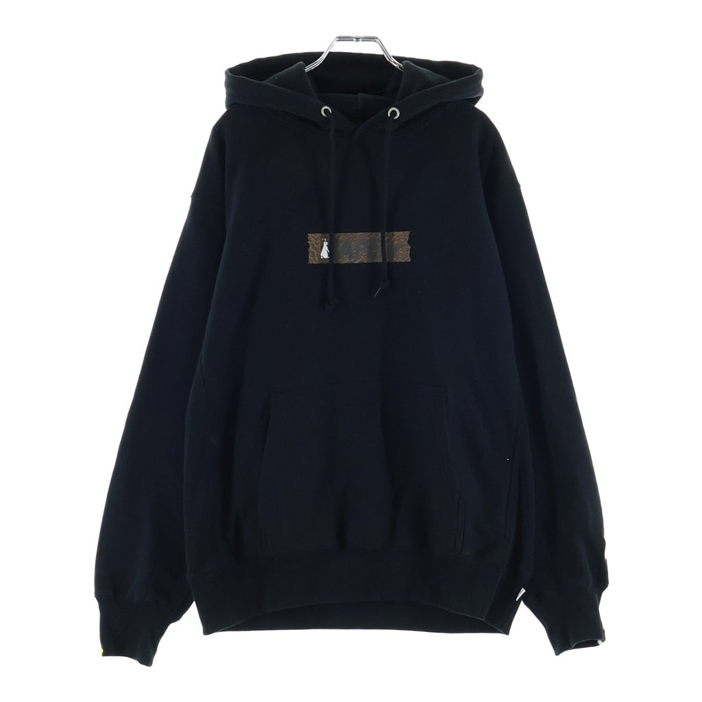 FR2(エフアールツー) 20AW ×SAPEur SMOKING KILLS HEAD HOODIE サプール エフアールツーロゴパーカー ブラック