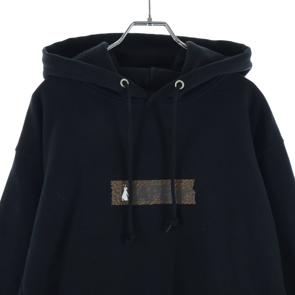 FR2(エフアールツー) 20AW ×SAPEur SMOKING KILLS HEAD HOODIE サプール エフアールツーロゴパーカー ブラック