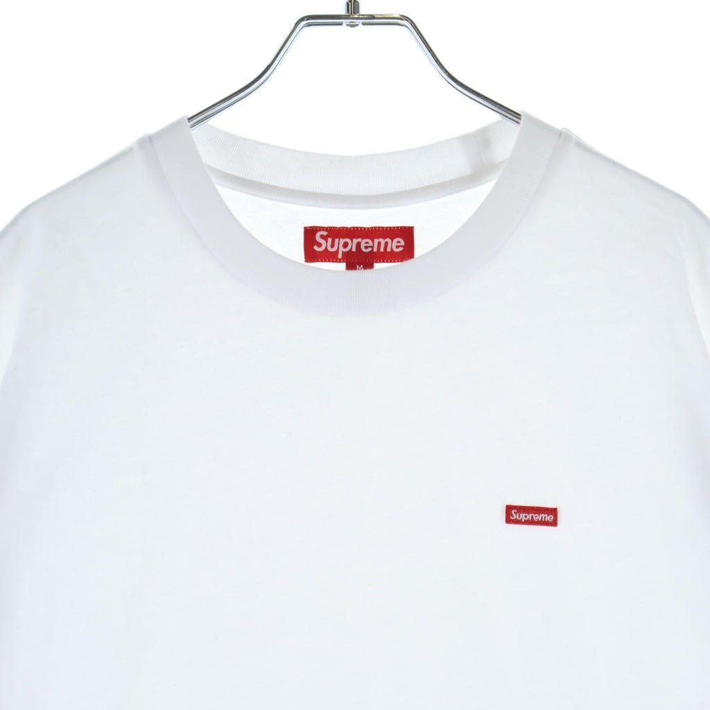 SUPREME(シュプリーム) 25SS Small Box Tee スモールボックスロゴ刺繍 コットン半袖Tシャツカットソー ホワイト