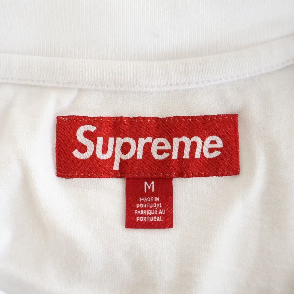 SUPREME(シュプリーム) 25SS Small Box Tee スモールボックスロゴ刺繍 コットン半袖Tシャツカットソー ホワイト