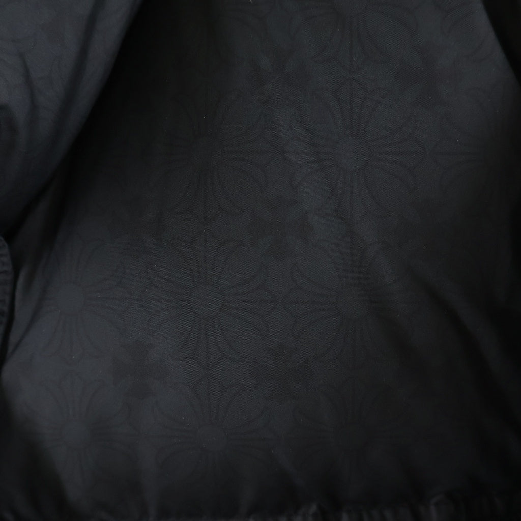 CHROME HEARTS(クロムハーツ) CH PLUS STIFF DOWN JACKET CHプラス総柄 スティフ クロスボールボタン ダガージップ ダウンジャケット レディース