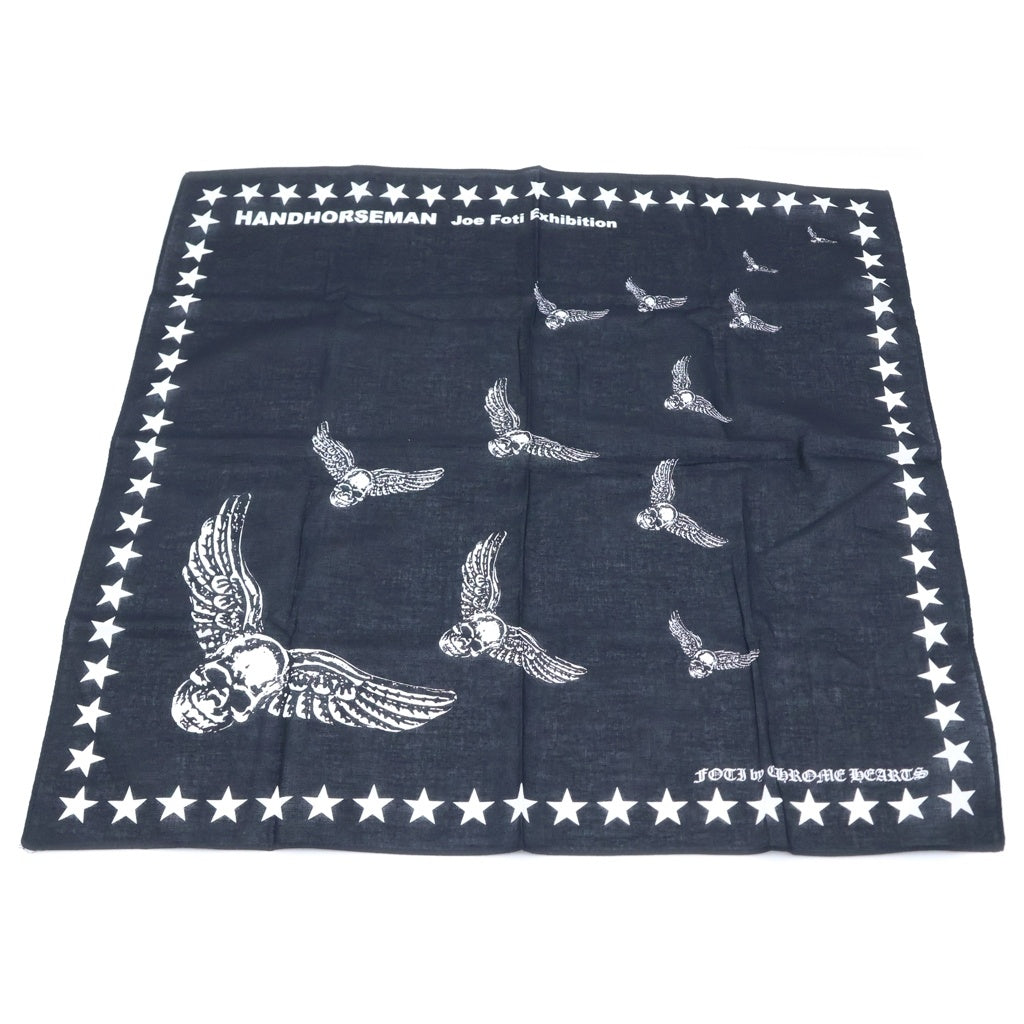 CHROME HEARTS(クロムハーツ) JOE FOTI ジョーイ フォティ バンダナ ブラック