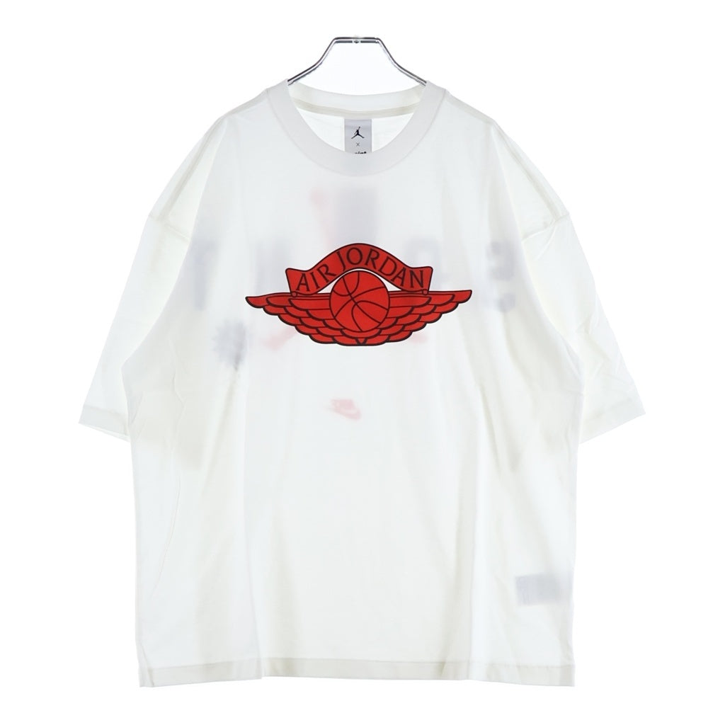 SAINT MICHAEL(セントマイケル) 26SS ×NIKE M J SM SS TEE ナイキ グラフィックプリント クルーネック半袖カットソーTシャツ ホワイト FV4716-100