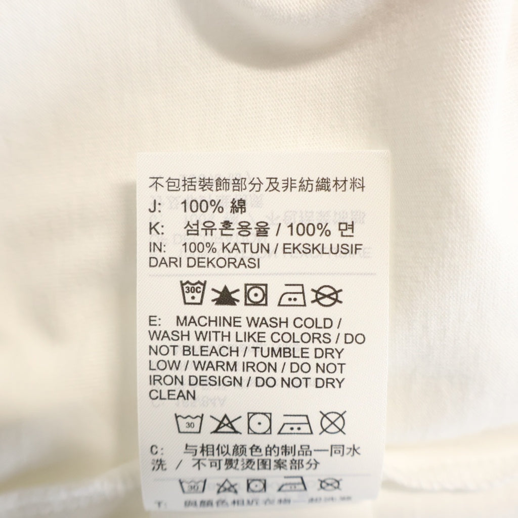 SAINT MICHAEL(セントマイケル) 26SS ×NIKE M J SM SS TEE ナイキ グラフィックプリント クルーネック半袖カットソーTシャツ ホワイト FV4716-100