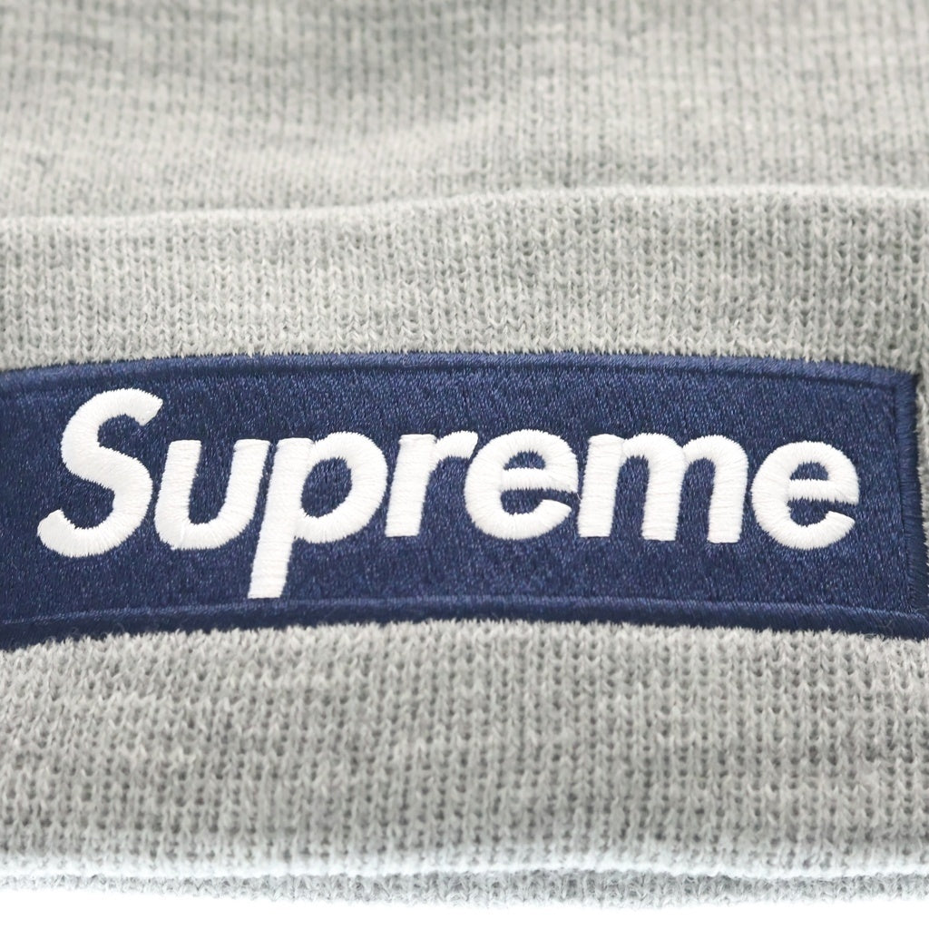 SUPREME(シュプリーム) 25AW ×New Era Box Logo Beanie ニューエラ ボックスロゴ ビーニー グレー