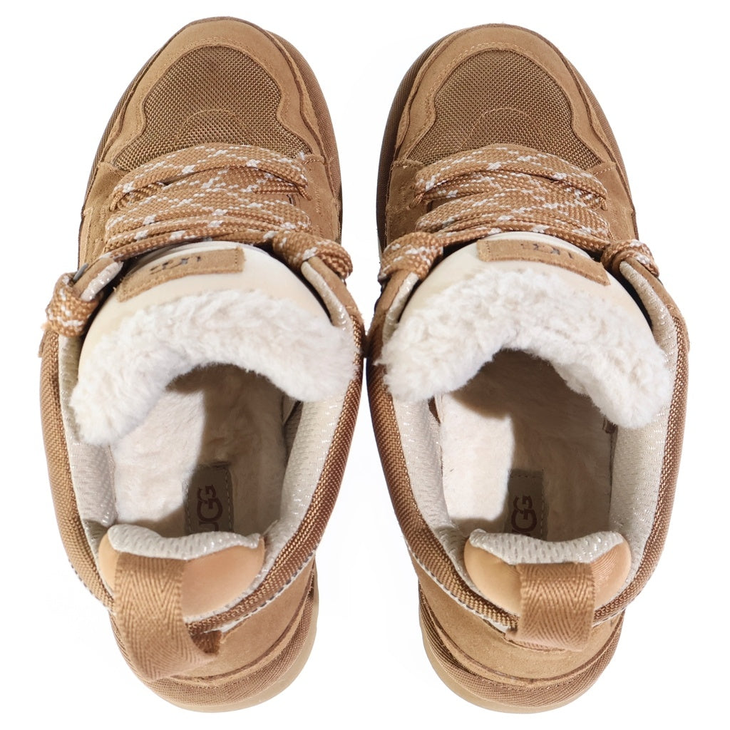 UGG(アグ) LOWMEL ローメル ラウンドレース ローカットスニーカー ブラウン US8/26cm 1170750