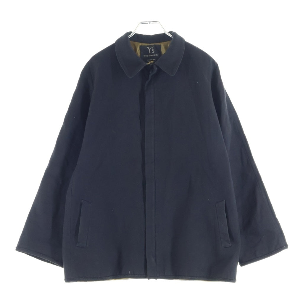 Y's(ワイズ) 05AW ジップアップ リバーシブルジャケット ブラック YN-J01-800