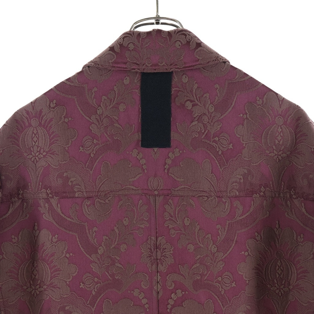 JUNYA WATANABE COMME des GARCONS(ジュンヤワタナベ コムデギャルソン) ×LEE 26SS W-NAME JACQUARD COAT ワークジャケット ジャガードブルゾン バーガンディー WQ-C005-051-1-3