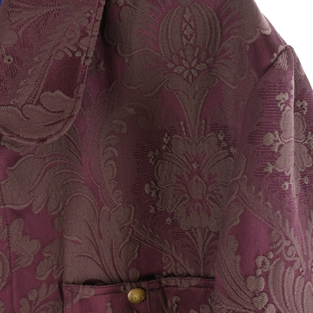 JUNYA WATANABE COMME des GARCONS(ジュンヤワタナベ コムデギャルソン) ×LEE 26SS W-NAME JACQUARD COAT ワークジャケット ジャガードブルゾン バーガンディー WQ-C005-051-1-3