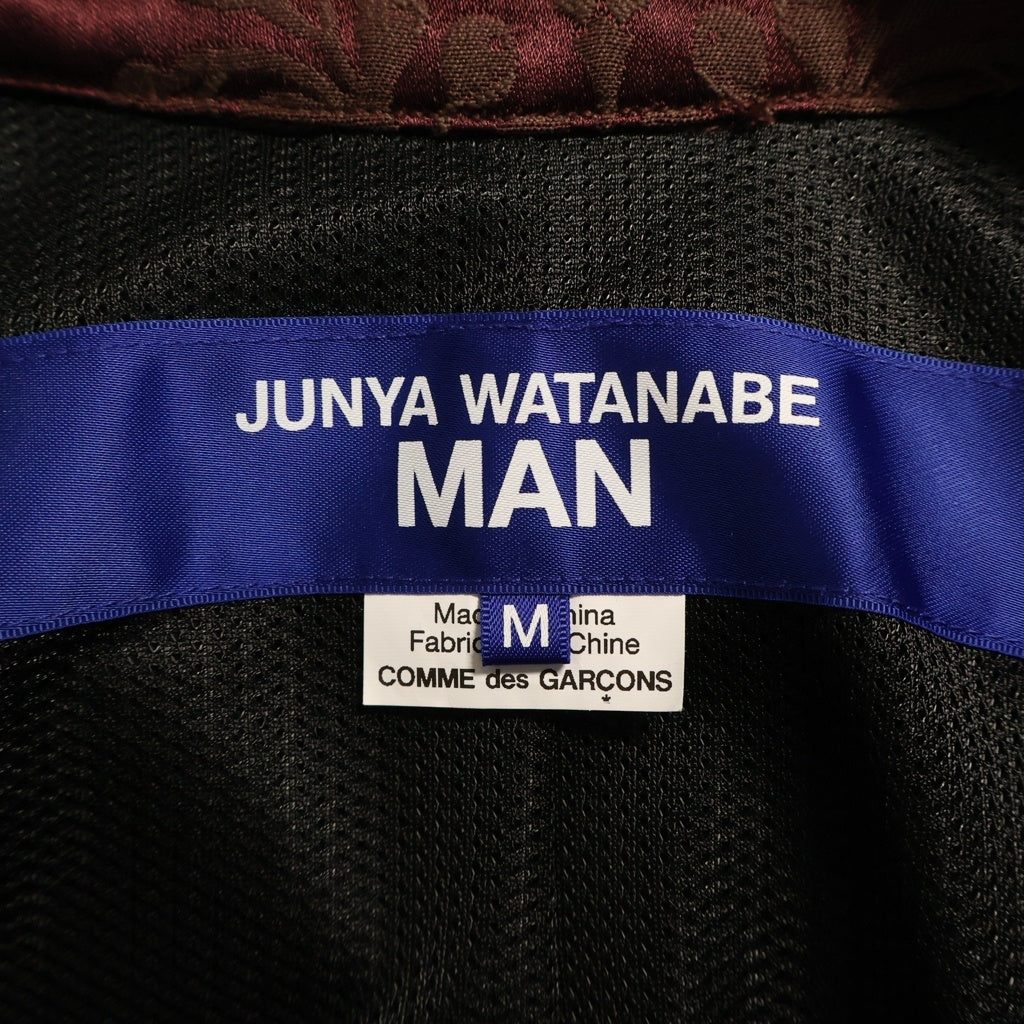 JUNYA WATANABE COMME des GARCONS(ジュンヤワタナベ コムデギャルソン) ×LEE 26SS W-NAME JACQUARD COAT ワークジャケット ジャガードブルゾン バーガンディー WQ-C005-051-1-3
