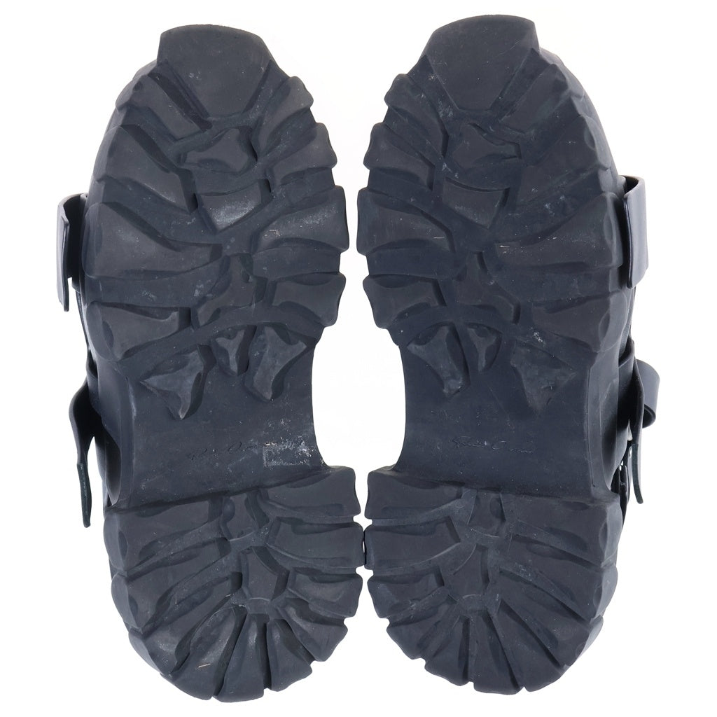 Rick Owens(リックオウエンス) 20SS TECUATL TRACTOR SANDAL テアクトル トラクターハイカットサンダル ブラック レディース