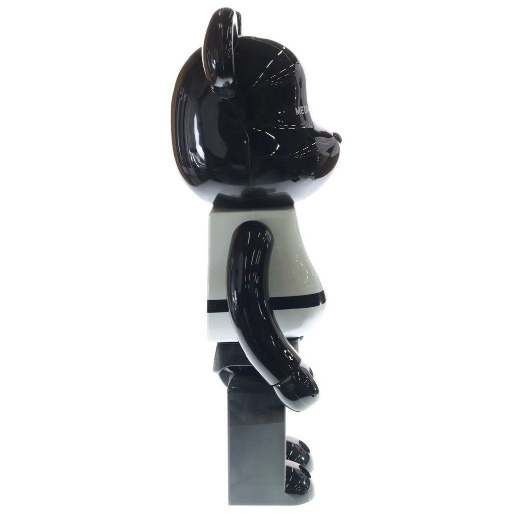 MEDICOM TOY(メディコムトイ) TOY PLUS BLACK CHROME Ver. 1000% ベアブリック フィギュア 人形 ブラック