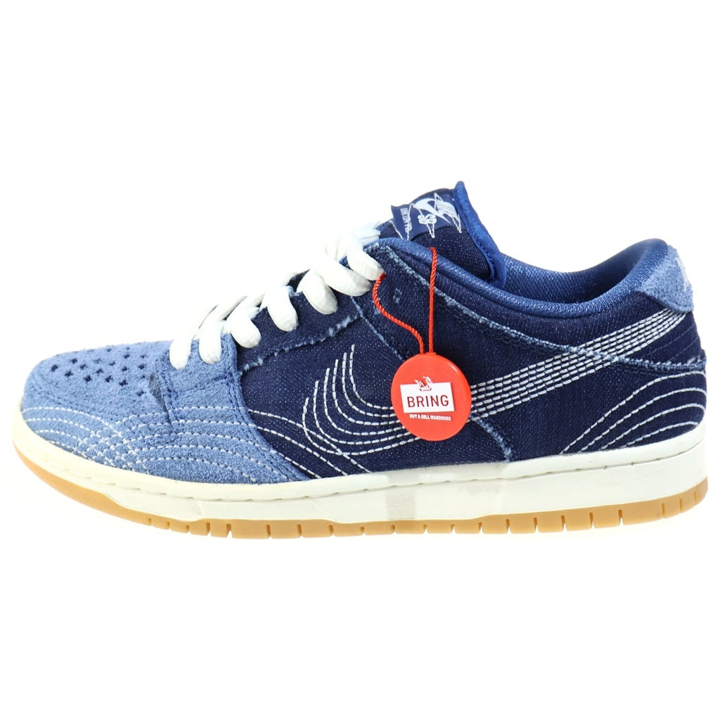 NIKE(ナイキ) DUNK LOW PRM SASHIKO ダンク 刺子 ローカットスニーカー ネイビー US8/26cm CV0316-400