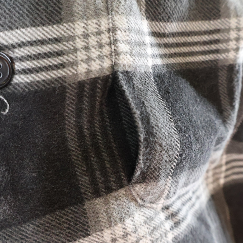 SUPREME(シュプリーム) 21AW Faux Fur Collar Flannel Shirts フェイクファー襟付き フランネル 長袖シャツ
