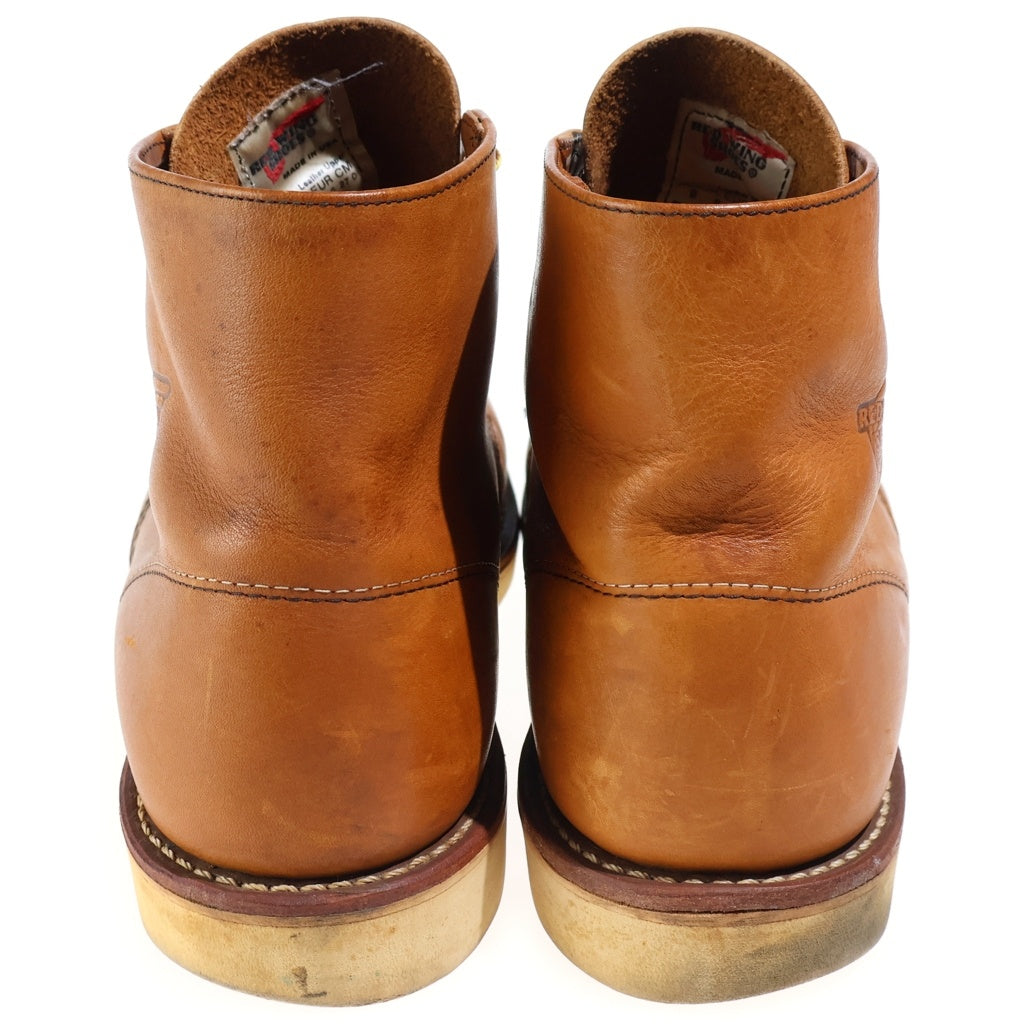 RED WING(レッド ウイング) クラシックラウンド レースアップブーツ レザーシューズ ブラウン 9107