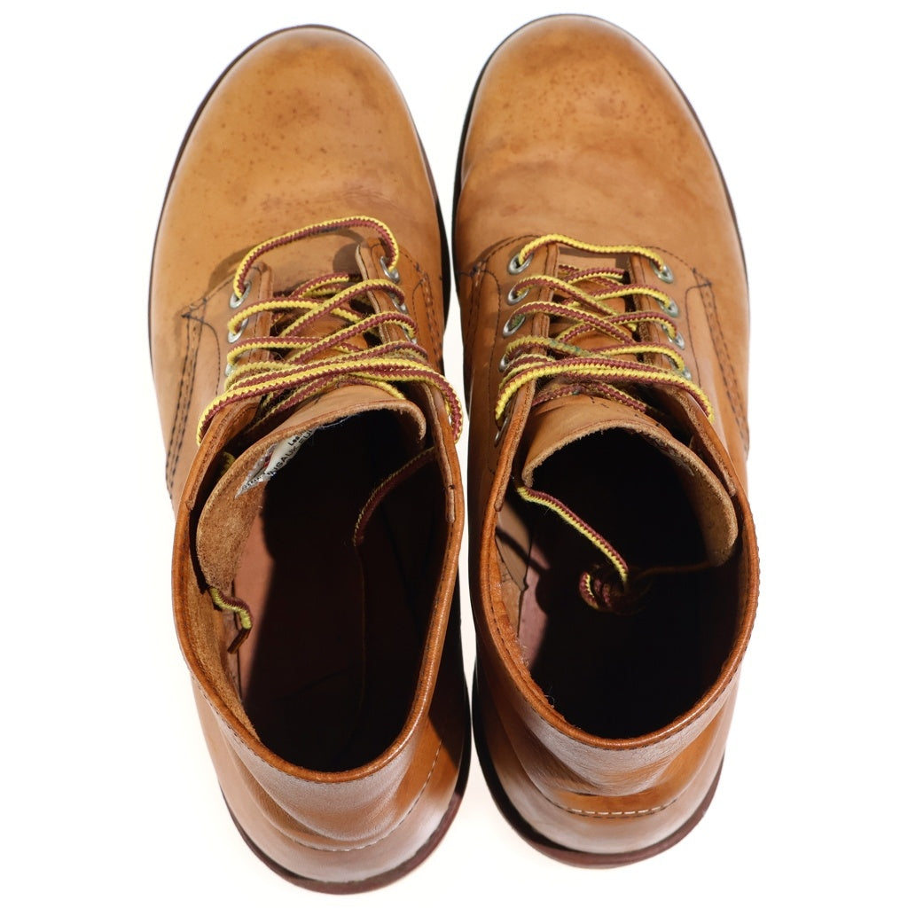 RED WING(レッド ウイング) クラシックラウンド レースアップブーツ レザーシューズ ブラウン 9107