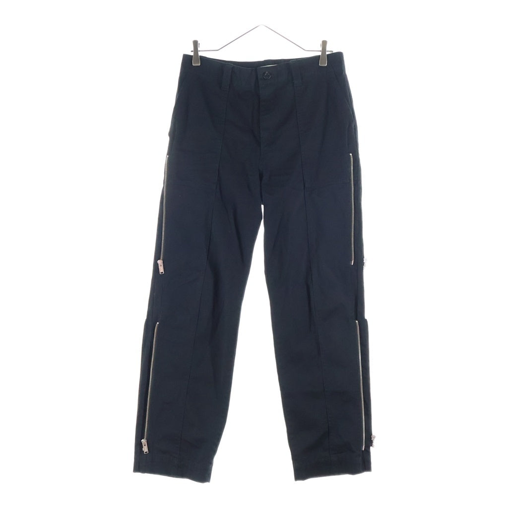 UNDERCOVER(アンダーカバー) CoチノサイドZipボンデッジPT サイドジップスラックスパンツ チノパンツ ブラック UP2F4507