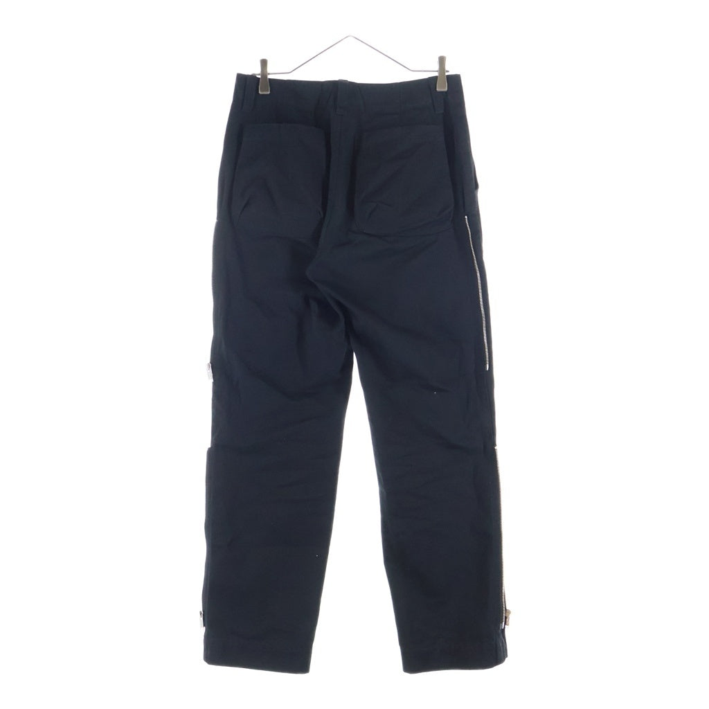 UNDERCOVER(アンダーカバー) CoチノサイドZipボンデッジPT サイドジップスラックスパンツ チノパンツ ブラック UP2F4507