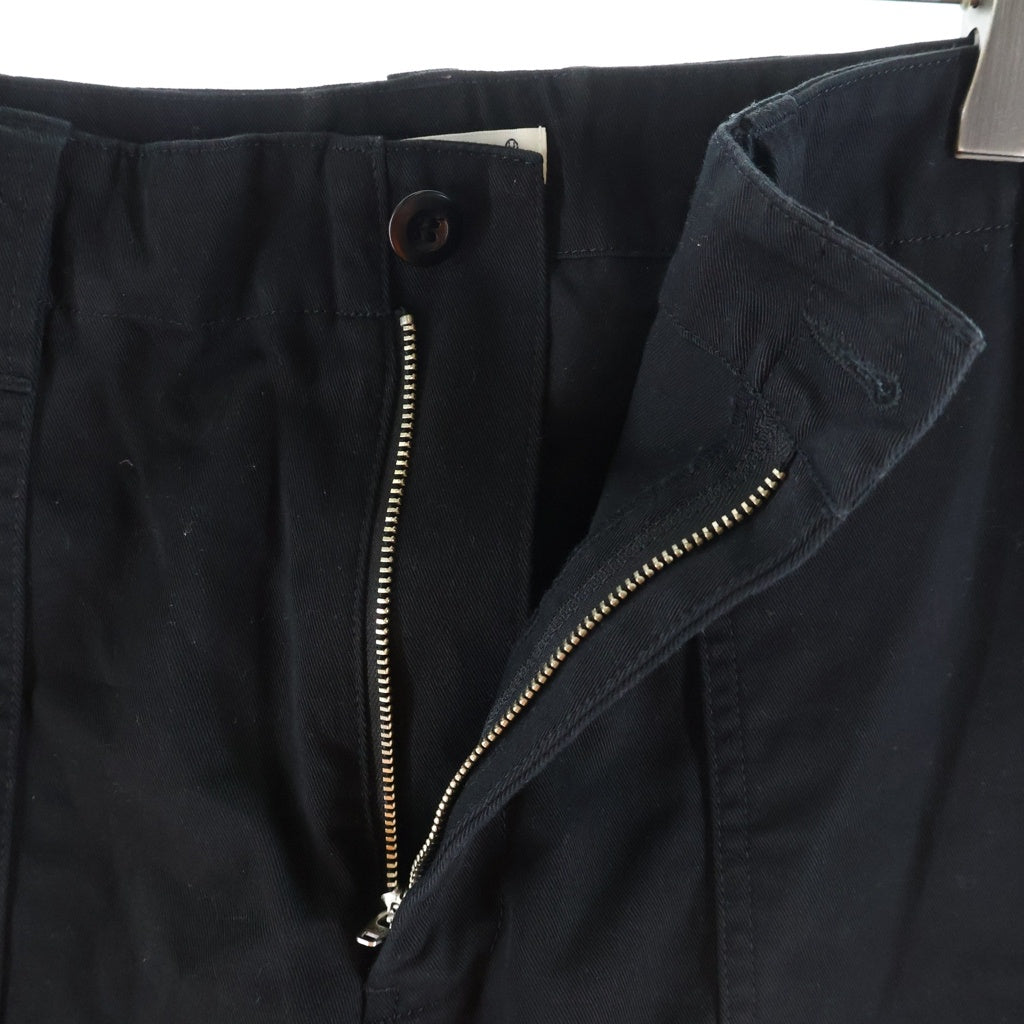 UNDERCOVER(アンダーカバー) CoチノサイドZipボンデッジPT サイドジップスラックスパンツ チノパンツ ブラック UP2F4507