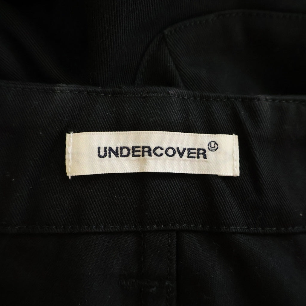 UNDERCOVER(アンダーカバー) CoチノサイドZipボンデッジPT サイドジップスラックスパンツ チノパンツ ブラック UP2F4507