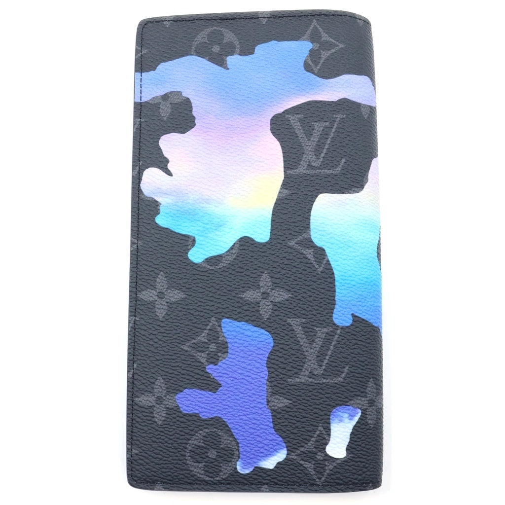 LOUIS VUITTON(ルイヴィトン) ルーム・ウィズ・ア・ビュー ポルトフォイユ・ブラザ NM モノグラムエクリプス 長財布 ブラック/ブルー M81752