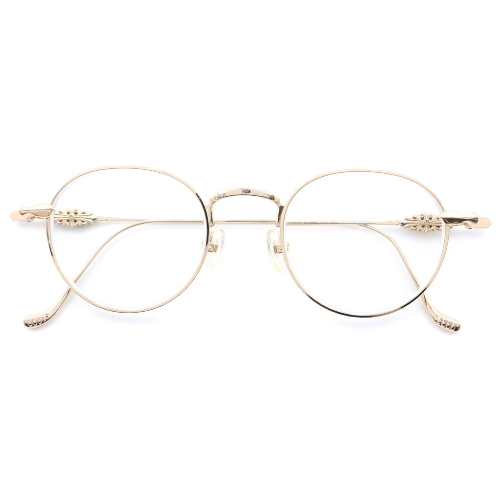CHROME HEARTS(クロムハーツ) ヴァジディクトリアン3 眼鏡 サングラス アイウェア ゴールド VAGIDICTORIAN III