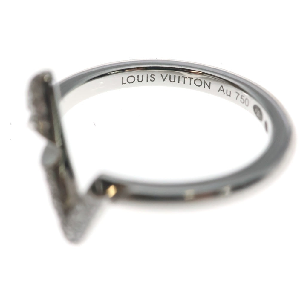 LOUIS VUITTON(ルイヴィトン) K18WG LVヴォルト アップサイドダウン ダイヤモンドリング ホワイトゴールド レディース Q9Q31D