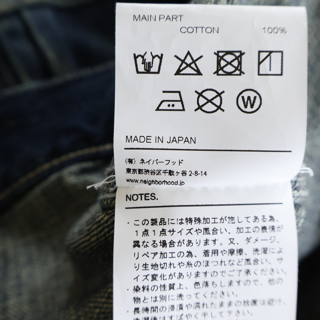 NEIGHBORHOOD(ネイバーフッド) 21SS SAVAGE STOCKMAN TYPE-A / C-JKT デニムジャケット トラッカージャケット インディゴ 211XBNH-JKM02
