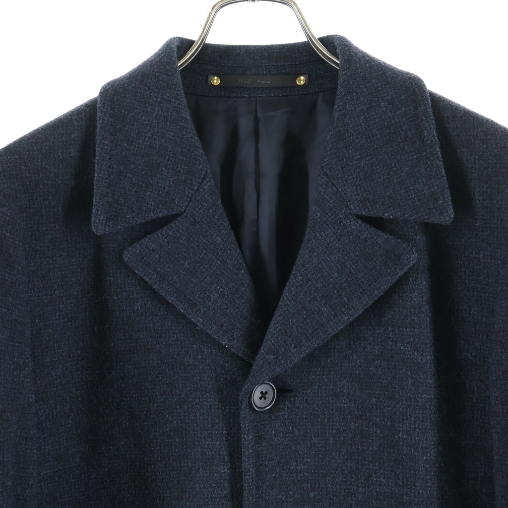 Paul Smith(ポールスミス) コンプレッションウール バルカラーコート ウールチェスターコート グレー 233178