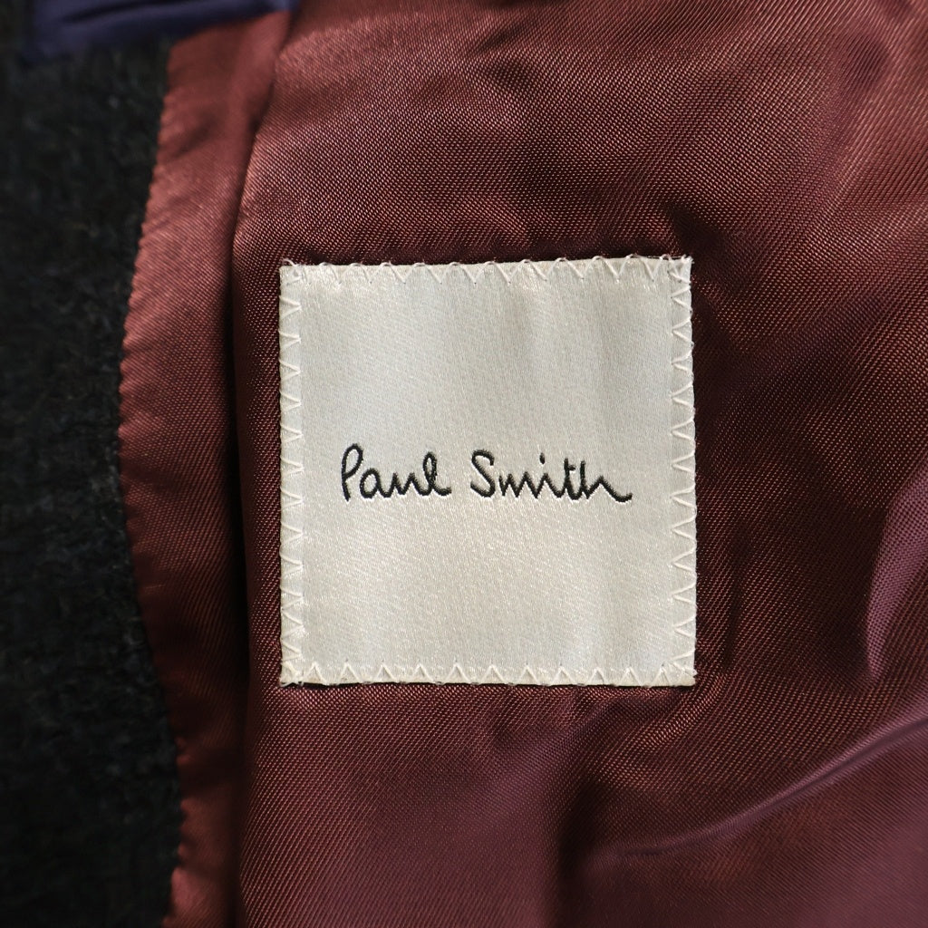 Paul Smith(ポールスミス) コンプレッションウール バルカラーコート ウールチェスターコート グレー 233178