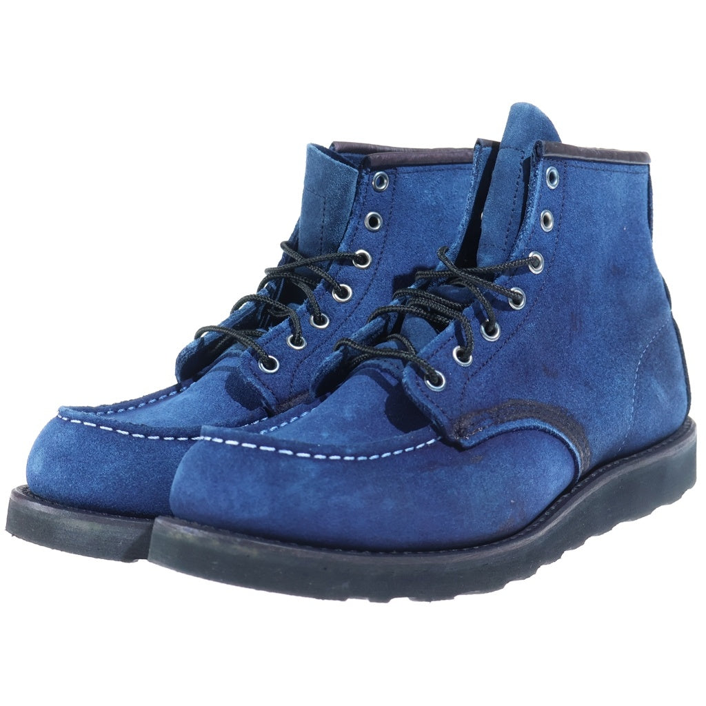 RED WING(レッド ウイング) ×OCEANS 8173 オーシャンズ アイリッシュセッター モックトゥブーツ レザーシューズ ブルー