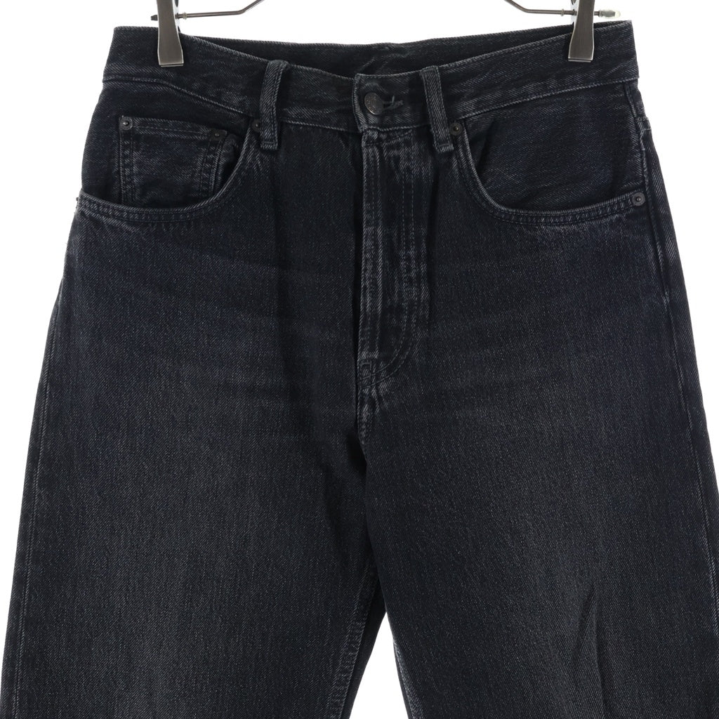 Acne Studios(アクネ ストゥディオズ) 2021M VINTAGE BLACK ワイドストレート デニムパンツ ブラック B00269