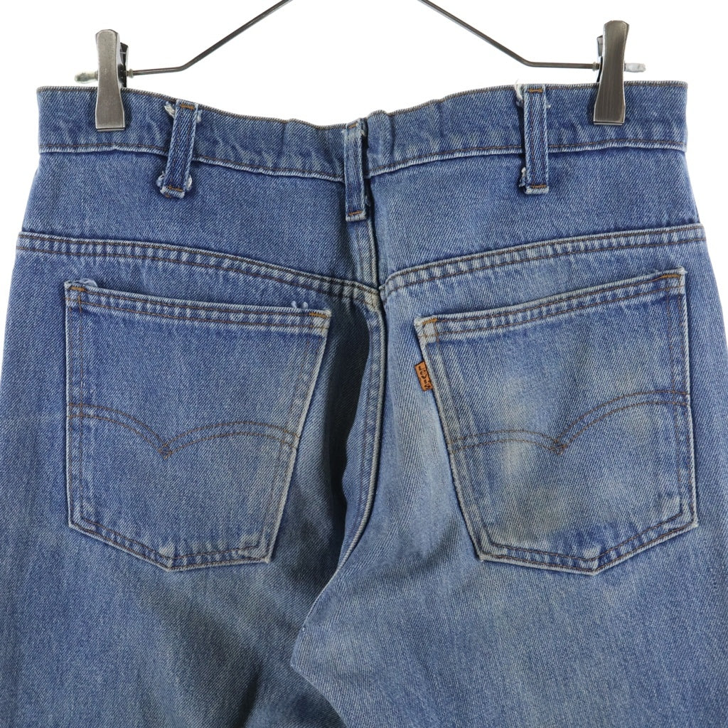 Levi's(リーバイス) 70s VINTAGE BIG BELL JEANS ボタン裏刻印 525 ジップフライ ブーツカットデニムパンツ ビッグベル インディゴ