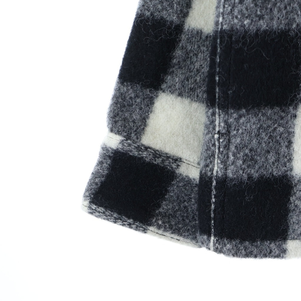 SUBCULTURE(サブカルチャー) BUFFALO CHECK JACKET ロゴ刺繍バッファローチェックジャケット ブラック/ホワイト SCJK-A2601