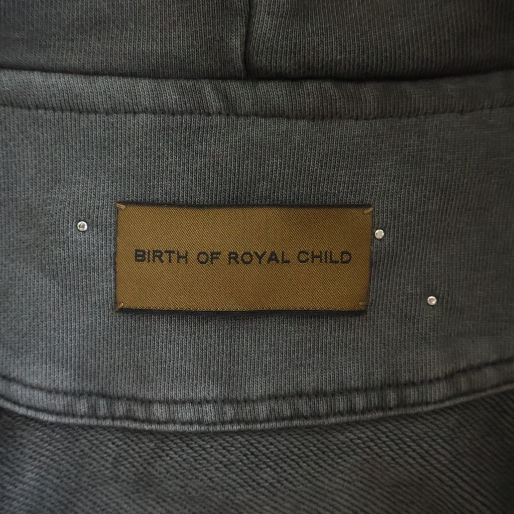 BIRTH OF ROYAL CHILD(バースオブロイヤルチャイルド) DIAMOND HOODIE ライトストーン ジップアップ フーディー