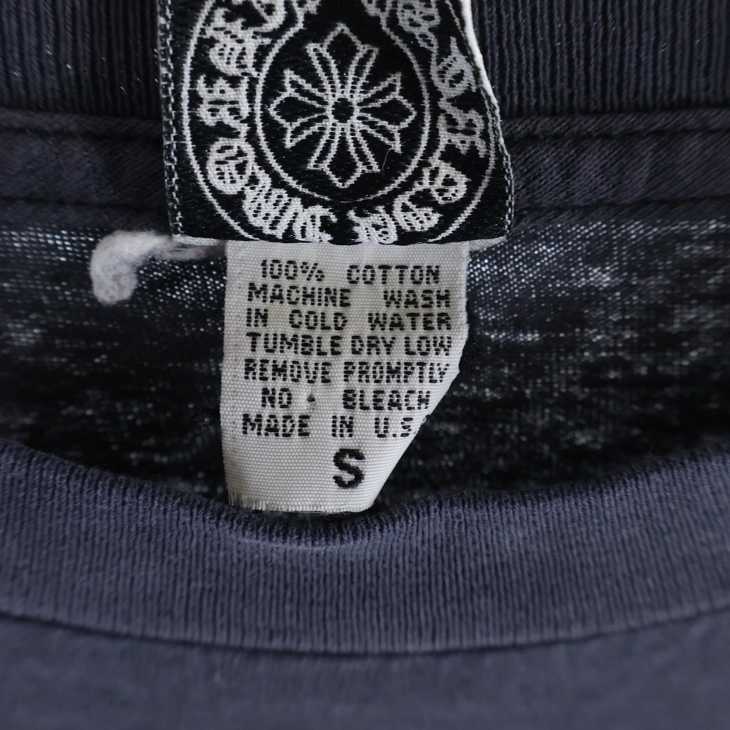CHROME HEARTS(クロムハーツ) OLD CHPLUS S/S TEE オールドCHプラス刺繍 クルーネック半袖カットソーTシャツ ブラック