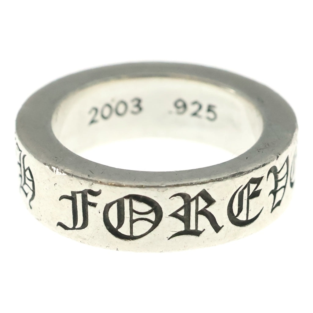 CHROME HEARTS(クロムハーツ) 6mm SPACER FOREVER 6mmスペーサーリング フォーエバーシルバーBCA337