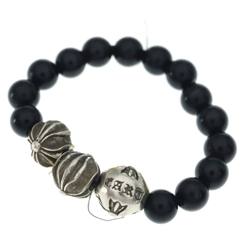 CHROME HEARTS(クロムハーツ) BEAD RING ビーズリング ブラック/シルバー