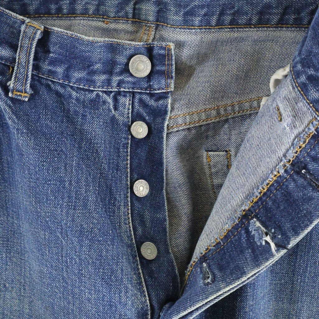 Levi's(リーバイス) 60S-70S VINTAGE 501 BIG E 後期 ボタン裏6 平行ステッチ ヴィンテージ ボタンフライデニムパンツ インディゴ