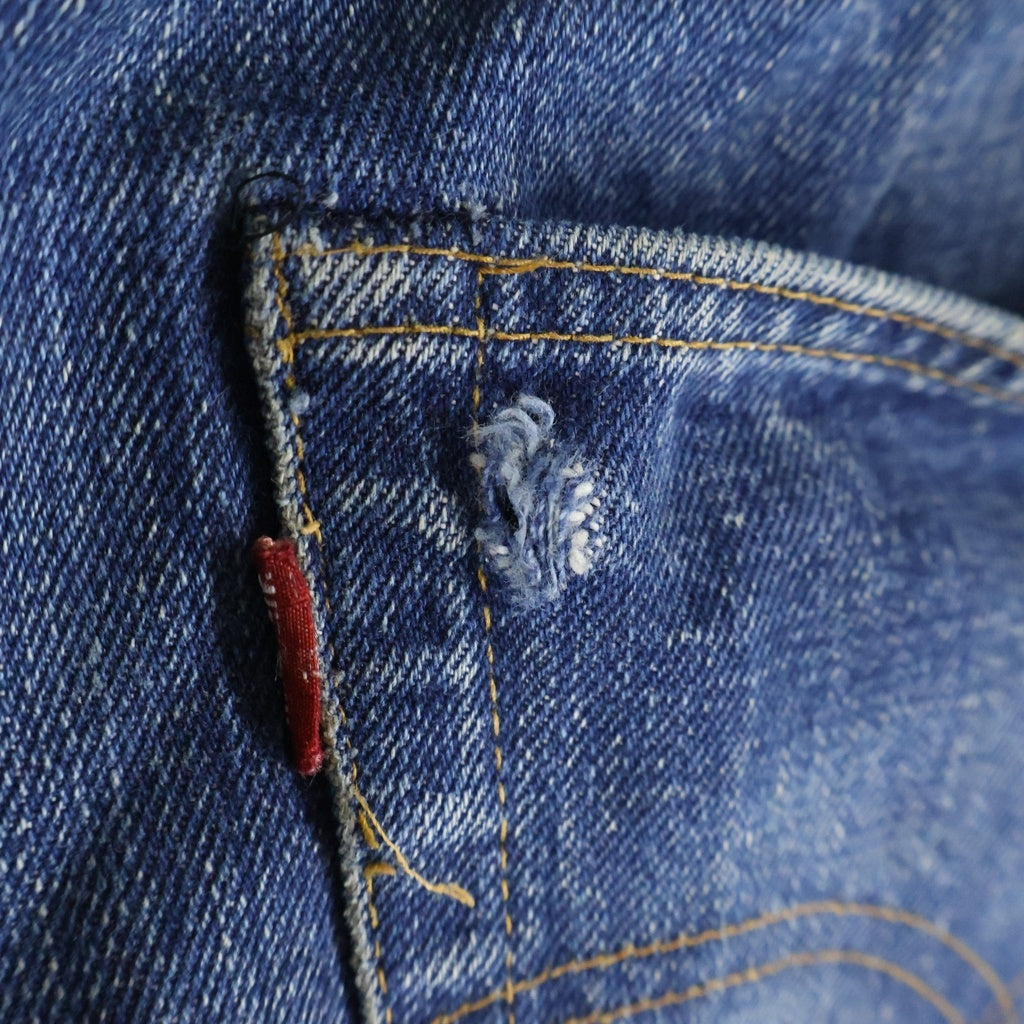 Levi's(リーバイス) 60S-70S VINTAGE 501 BIG E 後期 ボタン裏6 平行ステッチ ヴィンテージ ボタンフライデニムパンツ インディゴ